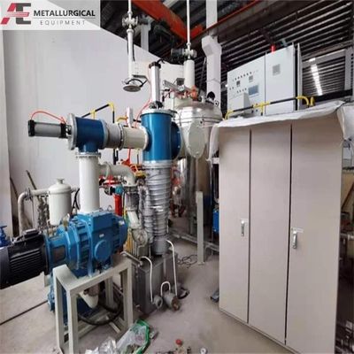 Forno di fusione a induzione a vuoto verticale per acciaio platino ferro gr Cooper oro