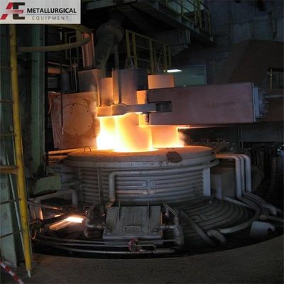 Forno ad arco elettrico EAF industriale 50T-150T con cavi raffreddati ad acqua di grande area sezionale