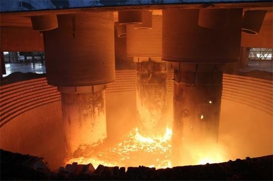 Forno di fusione industriale a silicio metallico a alta potenza Fussione di silicio metallico 12500KVA-33000KVA