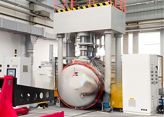 Forno a pressione calda a vuoto per la sinterizzazione di polveri metalliche professionali