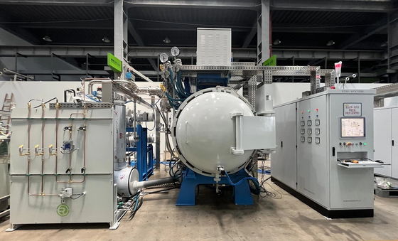 Forno di sinterizzazione ad alto vuoto con vuoto da 10 a 3 Pa e temperatura compresa tra 1800 °C e 2500 °C per il trattamento termico